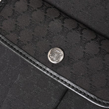 画像をギャラリービューアに読み込む, 極美品 CELINE セリーヌ ショルダーバッグ CE00/23 Shoulder Bag マカダム Macadam ブラック Black シルバー金具 中古 4a004974