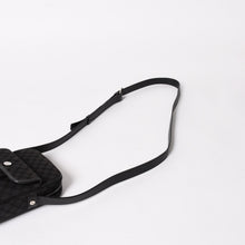 画像をギャラリービューアに読み込む, 極美品 CELINE セリーヌ ショルダーバッグ CE00/23 Shoulder Bag マカダム Macadam ブラック Black シルバー金具 中古 4a004974