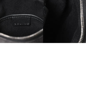 極美品 CELINE セリーヌ ショルダーバッグ CE00/23 Shoulder Bag マカダム Macadam ブラック Black シルバー金具 中古 4a004974
