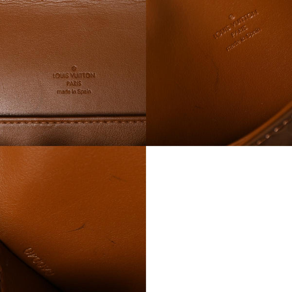 LOUIS VUITTON ルイヴィトン モノグラムヴェルニ トンプソンストリート ショルダーバッグ M91124 ブロンズ ブラウン エナメル GA0040 ゴールド金具 良品 中古 4a003474