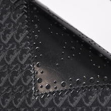 Load image into Gallery viewer, 極美品 Christian Dior クリスチャンディオール ジャガード トロッター柄ワンショルダーバッグ 02-MA-0024 コットンキャンバス レザー 中古 4a003557