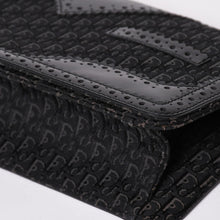 Load image into Gallery viewer, 極美品 Christian Dior クリスチャンディオール ジャガード トロッター柄ワンショルダーバッグ 02-MA-0024 コットンキャンバス レザー 中古 4a003557