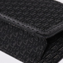 Load image into Gallery viewer, 極美品 Christian Dior クリスチャンディオール ジャガード トロッター柄ワンショルダーバッグ 02-MA-0024 コットンキャンバス レザー 中古 4a003557