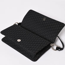 Load image into Gallery viewer, 極美品 Christian Dior クリスチャンディオール ジャガード トロッター柄ワンショルダーバッグ 02-MA-0024 コットンキャンバス レザー 中古 4a003557
