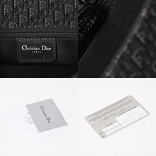 Load image into Gallery viewer, 極美品 Christian Dior クリスチャンディオール ジャガード トロッター柄ワンショルダーバッグ 02-MA-0024 コットンキャンバス レザー 中古 4a003557