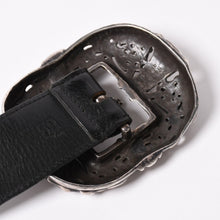 Load image into Gallery viewer, CHROME HEARTS クロムハーツ ケルティック センターバーベルト シルバー925 レザー サイズ32 美品 中古 4a003578