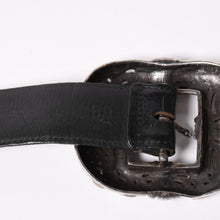 Load image into Gallery viewer, CHROME HEARTS クロムハーツ ケルティック センターバーベルト シルバー925 レザー サイズ32 美品 中古 4a003578