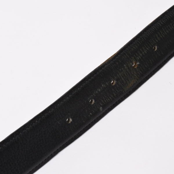 CHROME HEARTS Celtic Center Bar Belt Silver 925 Leather Size 32 Good Condition Used 4a003578
