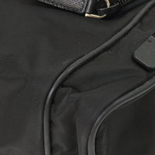 画像をギャラリービューアに読み込む, PRADA プラダ Re-Nylon トラベルバッグ キャリーオンバッグ WS28536 ポーチ ナイロン サフィアーノレザー トライアングルロゴ ブラック 2way 美品 中古 4a003486