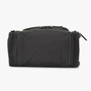 PRADA プラダ Re-Nylon トラベルバッグ キャリーオンバッグ WS28536 ポーチ ナイロン サフィアーノレザー トライアングルロゴ ブラック 2way 美品 中古 4a003486