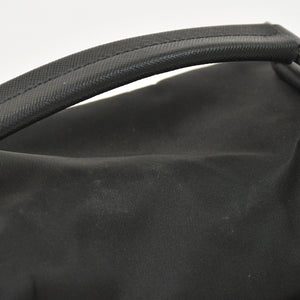 PRADA プラダ Re-Nylon トラベルバッグ キャリーオンバッグ WS28536 ポーチ ナイロン サフィアーノレザー トライアングルロゴ ブラック 2way 美品 中古 4a003486