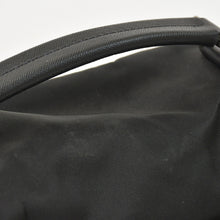 画像をギャラリービューアに読み込む, PRADA プラダ Re-Nylon トラベルバッグ キャリーオンバッグ WS28536 ポーチ ナイロン サフィアーノレザー トライアングルロゴ ブラック 2way 美品 中古 4a003486