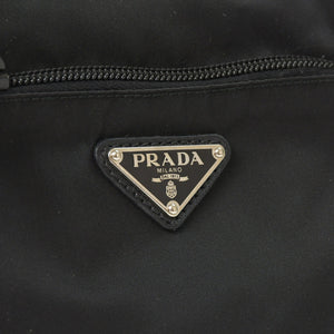 PRADA プラダ Re-Nylon トラベルバッグ キャリーオンバッグ WS28536 ポーチ ナイロン サフィアーノレザー トライアングルロゴ ブラック 2way 美品 中古 4a003486