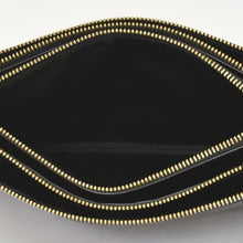 画像をギャラリービューアに読み込む, CELINE セリーヌ トリオショルダーバッグ Shoulder Bag W CU 3109 ブラック Black レザー Leather 美品 中古 4a002910
