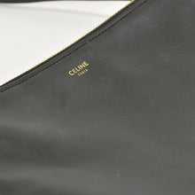画像をギャラリービューアに読み込む, CELINE セリーヌ トリオショルダーバッグ Shoulder Bag W CU 3109 ブラック Black レザー Leather 美品 中古 4a002910