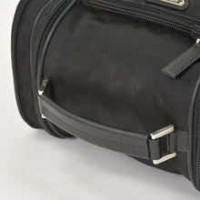 画像をギャラリービューアに読み込む, PRADA プラダ Re-Nylon トラベルバッグ キャリーオンバッグ WS28536 ポーチ ナイロン サフィアーノレザー トライアングルロゴ ブラック 2way 美品 中古 4a003486