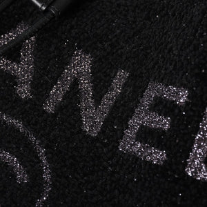 極美品 CHANEL シャネル Deauville ドーヴィル チェーンワンショルダーバッグ A57536 28番台 ココマーク ツイード 巾着型 中古 4a003491