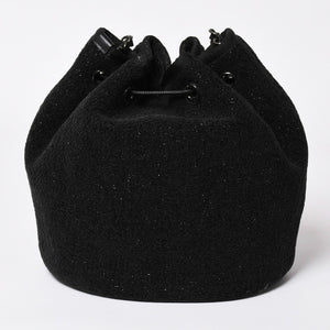 極美品 CHANEL シャネル Deauville ドーヴィル チェーンワンショルダーバッグ A57536 28番台 ココマーク ツイード 巾着型 中古 4a003491