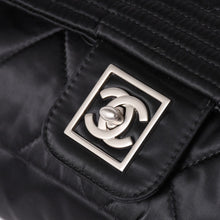 Load image into Gallery viewer, 極美品 CHANEL シャネル スポーツライン ココマーク リュック バックパック チェーン 10番台 A29851 ナイロン ブラック シルバー金具 中古 4a003530