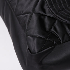 極美品 CHANEL シャネル スポーツライン ココマーク リュック バックパック チェーン 10番台 A29851 ナイロン ブラック シルバー金具 中古 4a003530