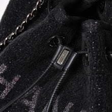 Load image into Gallery viewer, 極美品 CHANEL シャネル Deauville ドーヴィル チェーンワンショルダーバッグ A57536 28番台 ココマーク ツイード 巾着型 中古 4a003491