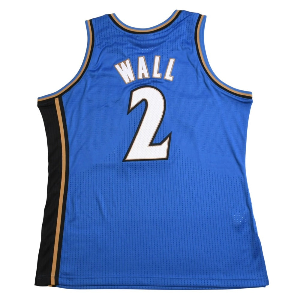 Like new Mitchell&Ness Mitchell &amp; Ness Washington Wizards John Wall 2010-11 Authentic Jersey, Size L, Blue &amp; White, Used, 4a002293