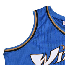 画像をギャラリービューアに読み込む, 新品同様品 Mitchell&amp;Ness ミッチェルアンドネス ワシントンウィザーズ ジョンウォール 2010-11 オーセンティックユニフォーム サイズL ブルー ホワイト 中古 4a002293