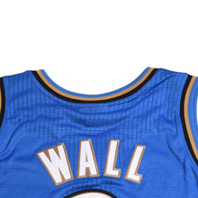 画像をギャラリービューアに読み込む, 新品同様品 Mitchell&amp;Ness ミッチェルアンドネス ワシントンウィザーズ ジョンウォール 2010-11 オーセンティックユニフォーム サイズL ブルー ホワイト 中古 4a002293