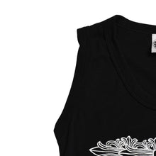画像をギャラリービューアに読み込む, CHROME HEARTS クロムハーツ タンクトップ CHプラス スクロールラベル セメタリークロス ホワイト Mサイズ 美品 中古 4a003445