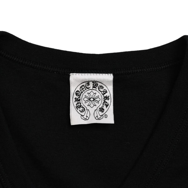 CHROME HEARTS Tank Top CH Plus Scroll Label Cemetery Cross White M Size Good Condition Used 4a003445