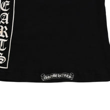画像をギャラリービューアに読み込む, CHROME HEARTS クロムハーツ リブタンクトップ CHクロス スクロールロゴ ブラック ホワイト Mサイズ 美品 中古 4a003570