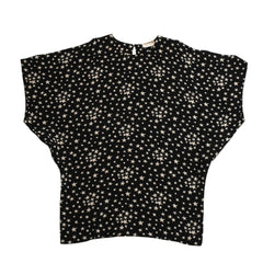 極美品 SAINT LAURENT PARIS サンローランパリ 星ワンピース スカートセットアップ ブラック ホワイト 401182 中古 4a002644