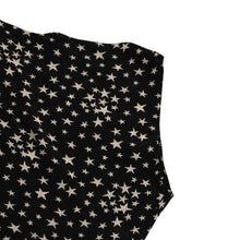 画像をギャラリービューアに読み込む, 極美品 SAINT LAURENT PARIS サンローランパリ 星ワンピース スカートセットアップ ブラック ホワイト 401182 中古 4a002644