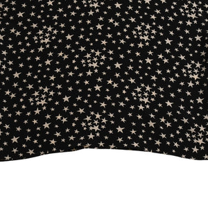 極美品 SAINT LAURENT PARIS サンローランパリ 星ワンピース スカートセットアップ ブラック ホワイト 401182 中古 4a002644