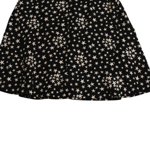 極美品 SAINT LAURENT PARIS サンローランパリ 星ワンピース スカートセットアップ ブラック ホワイト 401182 中古 4a002644