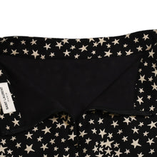 画像をギャラリービューアに読み込む, 極美品 SAINT LAURENT PARIS サンローランパリ 星ワンピース スカートセットアップ ブラック ホワイト 401182 中古 4a002644