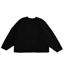 画像をギャラリービューアに読み込む, 極美品 Fear of God フィアオブゴッド ブラック グレー Boucle セーター ニット 8ロゴ サイズM 中古 4a003404