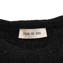 画像をギャラリービューアに読み込む, 極美品 Fear of God フィアオブゴッド ブラック グレー Boucle セーター ニット 8ロゴ サイズM 中古 4a003404