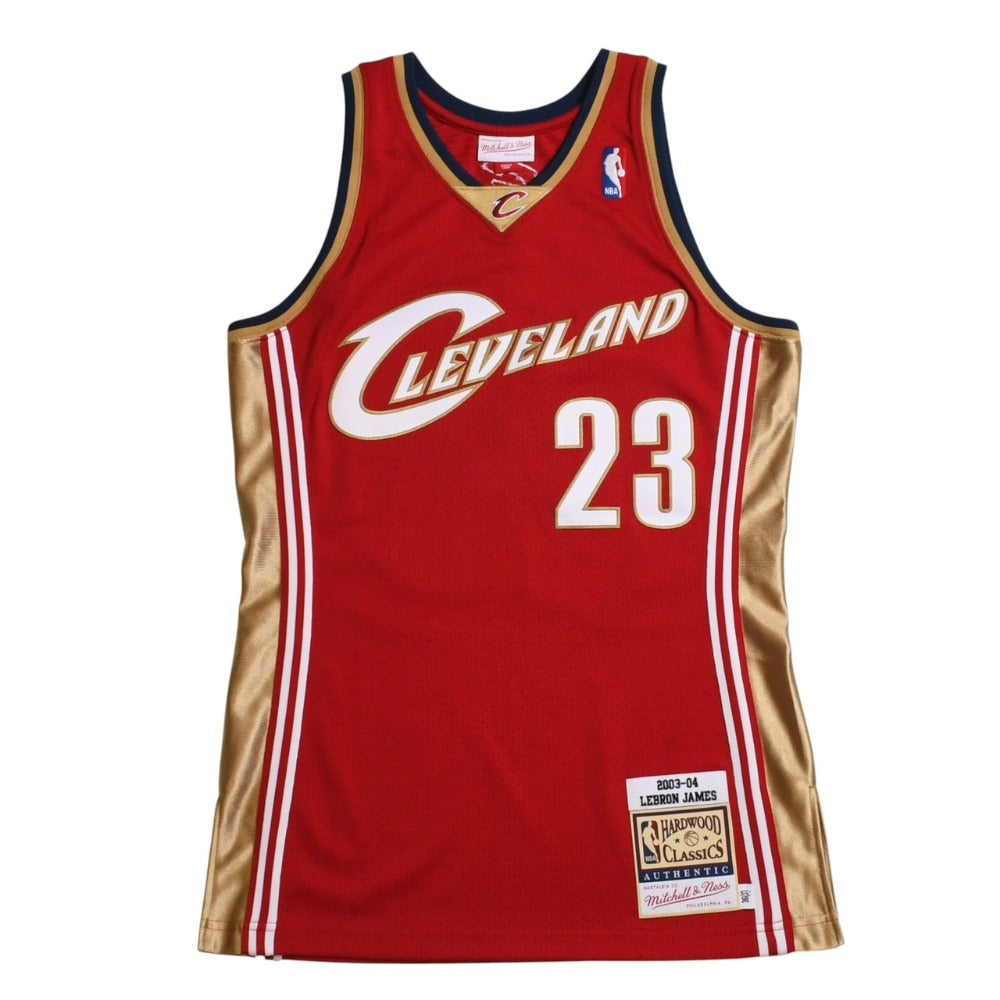 Like new Mitchell&Ness Mitchell &amp; Ness Swingman Jersey, Cleveland Cavaliers, LeBron James, #23, Size S, Red/White, Used, 4a002228