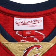 画像をギャラリービューアに読み込む, 新品同様 Mitchell&amp;Ness ミッチェルアンドネス ロードスウィングマンジャージ クリーブランドキャバリアーズ レブロンジェームス 背番号23 2003-04 Sサイズ レッド ホワイト 中古 4a002228