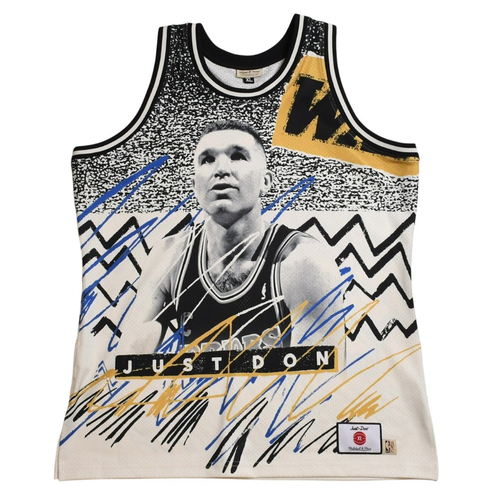 Like new Mitchell&Ness Just Don x Mitchell &amp; Ness Just Don Collaboration Sublimation Jersey, Limited Edition Reissue, Size XL, Used, 4a002309