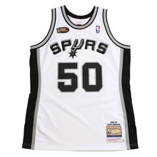 画像をギャラリービューアに読み込む, 新品同様品 Mitchell&amp;Ness ミッチェルアンドネス サンアントニオスパーズ デビットロビンソン 永久欠番 ジャージ タンクトップ Lサイズ 中古 4a002294
