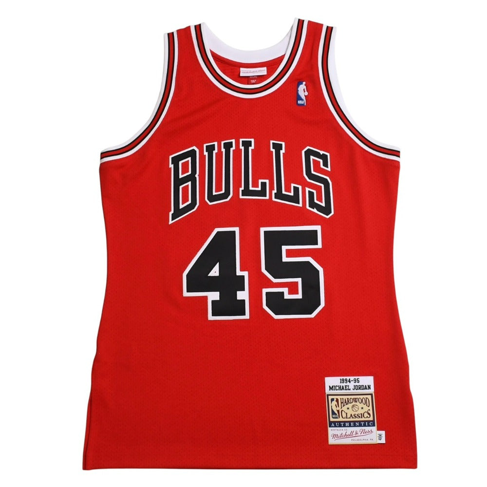 新品同様 Mitchell & Ness ミッチェル&ネス シカゴ ブルズ ゲームジャージ サイズ40(M) マイケル ジョーダン 1994-95 復刻 中古 4a002231
