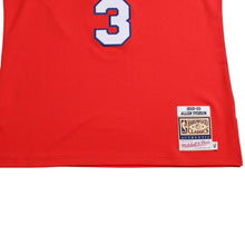 画像をギャラリービューアに読み込む, 新品同様品 Mitchell&amp;Ness ミッチェルアンドネス フィラデルフィアセブンティシクサーズ アレンアイバーソン 2002-03 レトロスウィングマンジャージ サイズL ブルー レッド ホワイト 中古 4a002277