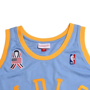 新品同様 Mitchell&Ness ミッチェルアンドネス オーセンティックユニフォーム ロサンゼルスレイカーズ コービーブライアント 背番号8 星条旗リボン 2XLサイズ 中古 4a002261