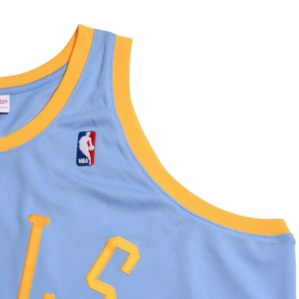 新品同様 Mitchell&Ness ミッチェルアンドネス オーセンティックユニフォーム ロサンゼルスレイカーズ コービーブライアント 背番号8 星条旗リボン 2XLサイズ 中古 4a002261