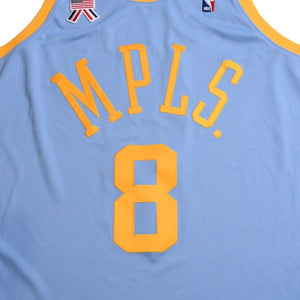 新品同様 Mitchell&Ness ミッチェルアンドネス オーセンティックユニフォーム ロサンゼルスレイカーズ コービーブライアント 背番号8 星条旗リボン 2XLサイズ 中古 4a002261
