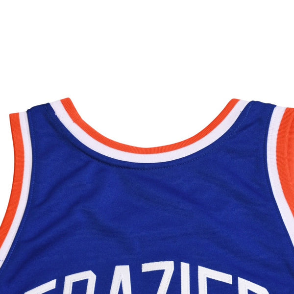 新品同様 Mitchell&Ness ミッチェルアンドネス オーセンティックジャージ ニューヨークネッツ ウォルトフレイジャー 背番号10 1972-73 NBAチャンピオン Sサイズ ブルー オレンジ 中古 4a002269