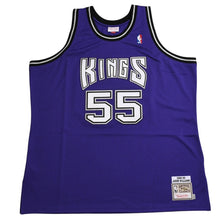 Load image into Gallery viewer, 新品同様 Mitchell&amp;Ness ミッチェルアンドネス オーセンティックジャージ サクラメントキングス ジェイソンウィリアムズ 背番号55 1998-99 パープル ブラック 3XLサイズ 中古 4a002281
