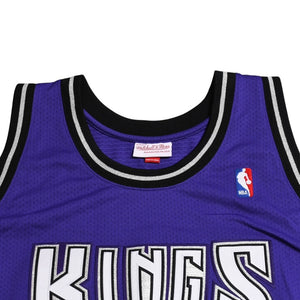 新品同様 Mitchell&Ness ミッチェルアンドネス オーセンティックジャージ サクラメントキングス ジェイソンウィリアムズ 背番号55 パープル ブラック 3XLサイズ 中古 4a002281